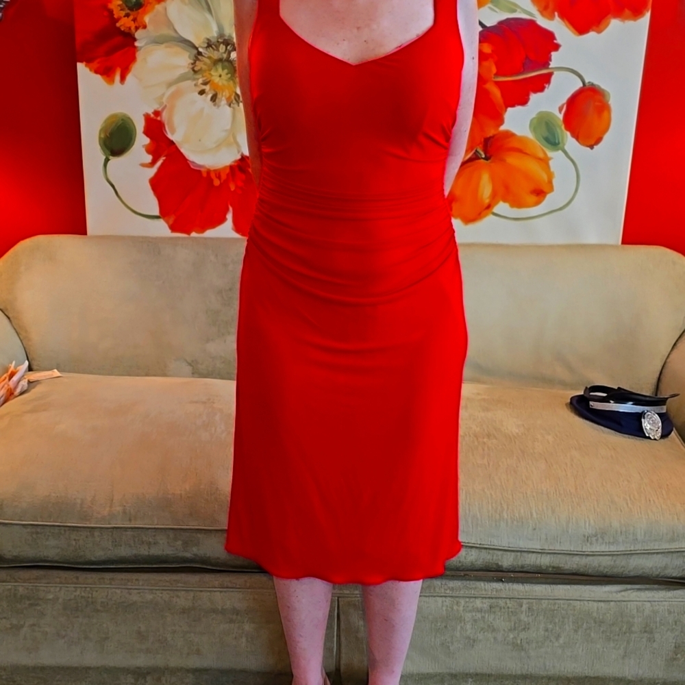 Laundry Red dress 💃 Great stretch!!